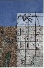 Coude à Coude : Pierre Buraglio, Sérigraphie, Juin poignardé, 2010, variation 10/10, 41 x 27 cm